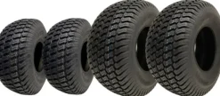 20x10.00-8 & 15x6.00-6 Plæneklipperdæk 4ply Multi turf græs Wanda P332 Sæt med 4 stk.