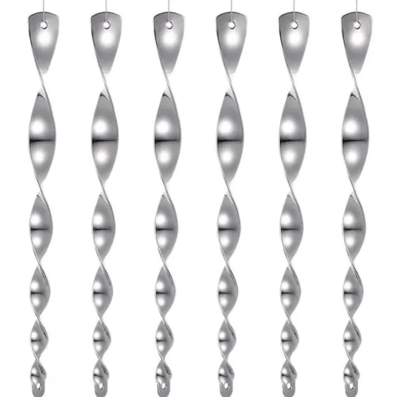6x Fugleskræmsler - Reflekterende spiraler