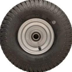 15x6.00-6 Grass Plæneklipperhjul 4-lags P332-dæk på fælg 25 mm lejer (sæt med 2)