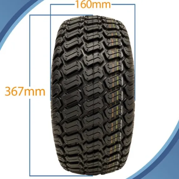 15x6.00-6 græsdæk på fælg-plæneklipper - vogn-buggy, trailer, 25mm BB