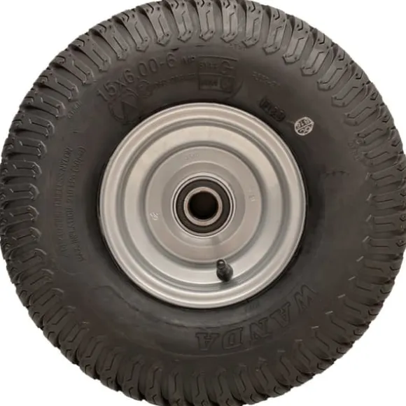 15x6.00-6 græsdæk på fælg-plæneklipper - vogn-buggy, trailer, 25mm BB