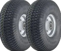 11x4.00-4 Græsdæk til plæneklipper og stålfælg P332 20 mm lejer 145 kg (sæt med 2)