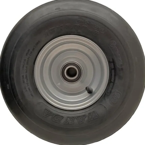 15x6.00-6 Multi Rib Plæneklipperhjul 6ply P508 Dækfælg 25mm Lejer (Sæt med 2)