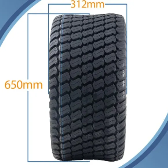 26x12.00-12 plæneklipperdæk, 4ply turf, græs - plæneklipperdæk - Wanda P332, sæt med 2 stk.