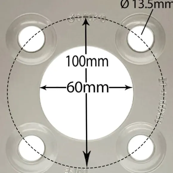 20x8.00-10 Plæneklipperhjul med 4 knopper Turf Wanda 100 mm PCD Road Legal (sæt med 2)