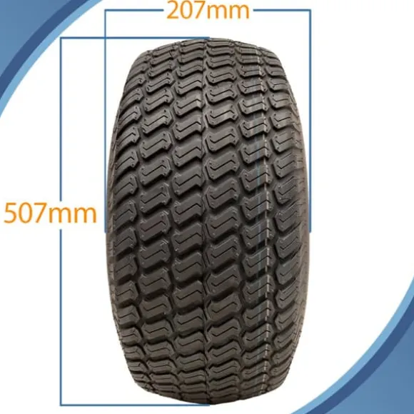 20x8.00-8 4ply Multi turf grass - Wanda P332 plæneklipperdæk på fælg med 4 knopper 4 inc