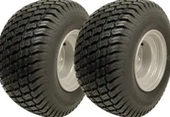 18x8.50-8 4ply Multi turf græsdæk på 100 mm pcd-fælg med fire knopper - sæt med 2 -.