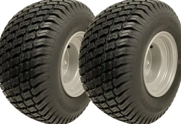 18x8.50-8 4ply Multi turf græsdæk på 100 mm pcd-fælg med fire knopper - sæt med 2 -.