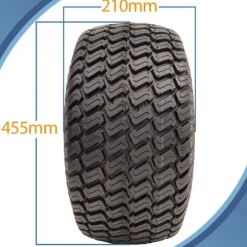 18x8.50-8 4ply Multi turf græsdæk på 100 mm pcd-fælg med fire knopper - sæt med 2 -.