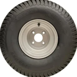 20x10.00-8 4ply plæneklipperdæk, turf, fire knopper, 100 mm PCD-fælg - sæt med 2 stk.