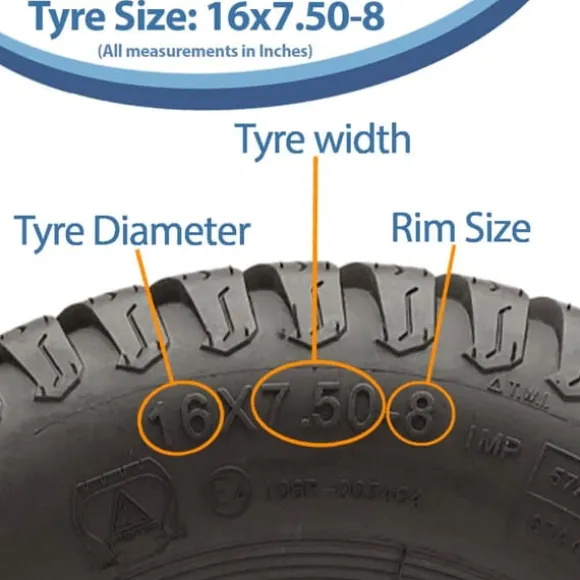 16x7.50-8 4pr Wanda P332 græsdæk E-mærket TL