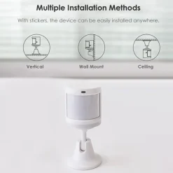 XiaoMi Smart Home Menneskekropssensor Trådløs forbindelse 7m registreringsafstand