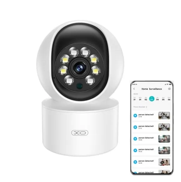 XO CR01 WiFi Smart Kamera 3MP – Nattläge & Tvåvägsintercom