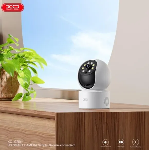 XO CR01 WiFi Smart Kamera 3MP – Nattläge & Tvåvägsintercom