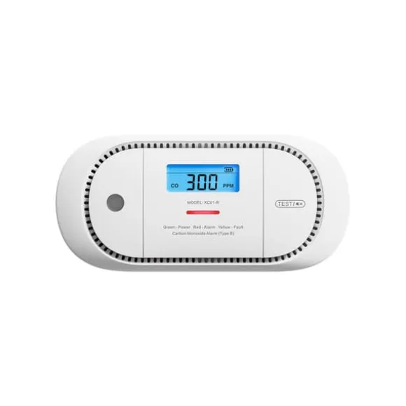 X-Sense XC01-R kuliltedetektor med udskifteligt batteri og LCD-display