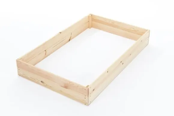 140x120x18 cm Fyrretræs Højbed til Bybalkoner & Terrasser