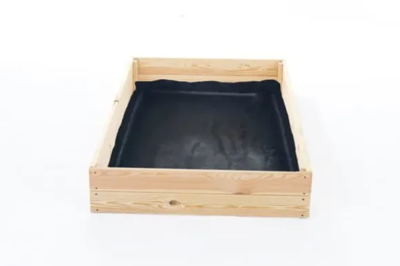 140x120x18 cm Fyrretræs Højbed til Bybalkoner & Terrasser