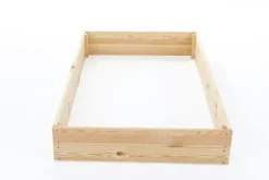 140x120x18 cm Fyrretræs Højbed til Bybalkoner & Terrasser