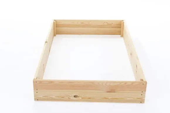140x120x18 cm Fyrretræs Højbed til Bybalkoner & Terrasser