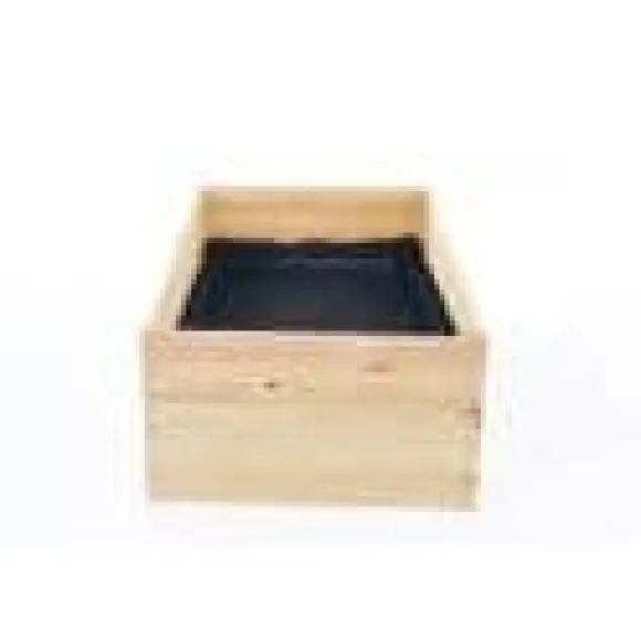 140x120x18 cm Fyrretræs Højbed til Bybalkoner & Terrasser