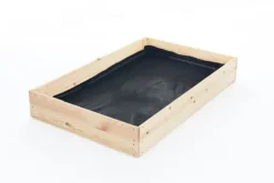 140x80x18 cm Fyrretræs Højbed til Selvforsynende Liv