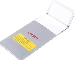 Yunique - Sikkerhedsetui til RC-batterier | Lipo Anti-eksplosion beskyttende etui | Brandsikker opladningsetui, størrelse 100x200mm