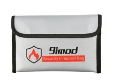 Yunique - Sikkerhedsetui til RC-batterier | Lipo Anti-eksplosion beskyttende etui | Brandsikker opladningsetui, størrelse 205x130mm