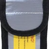 Yunique - Sikkerhedsetui til lipobatterier, 1 pc, flammehæmmende og anti-eksplosionsmateriale, dimensioner 64X50x95 mm - Beskyttelsesetui til RC
