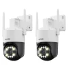 ZOSI CCTV Sikkerhedskamera, 8MP Ultra HD, AI Menneskeopdagelse,8MP UDEN TF-kort x 2